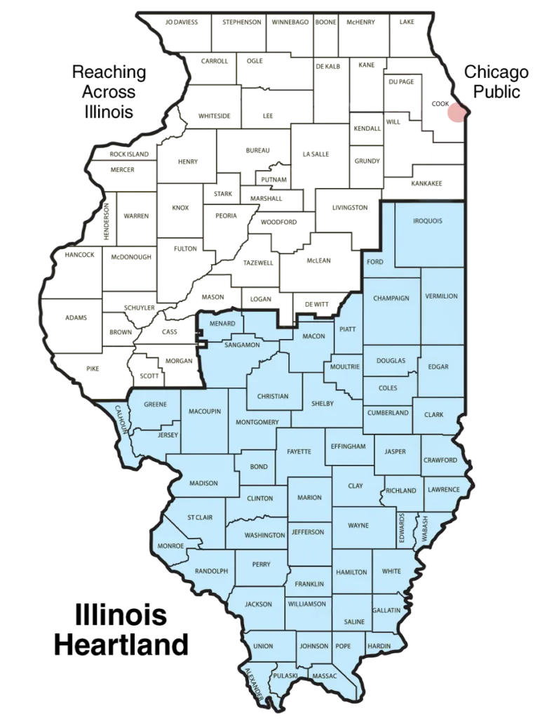 Illinois Heartland District map