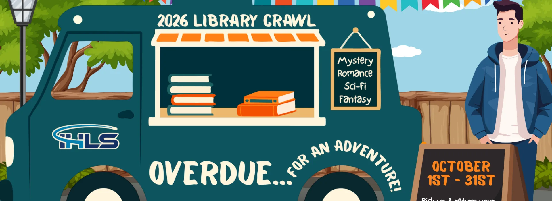 IHLS Library Crawl 2026 Logo